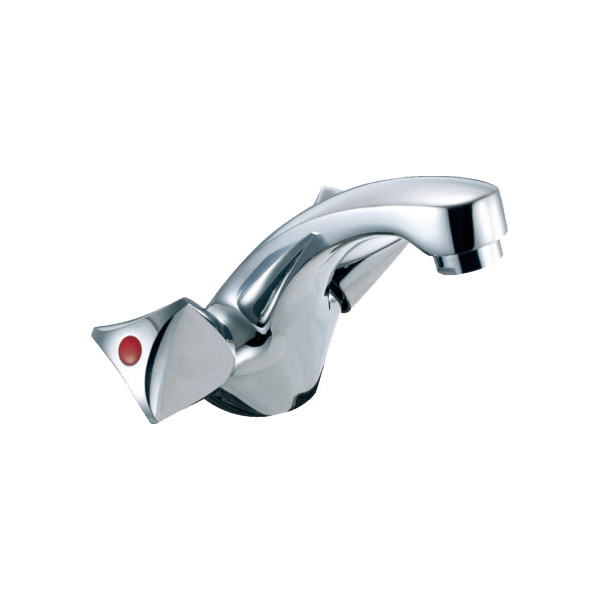 1102-30 rubinetto in ottone doppia maniglia miscelatore lavabo da piano acqua calda/fredda