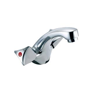 1102-30 rubinetto in ottone doppia maniglia miscelatore lavabo bordo piano acqua calda/fredda