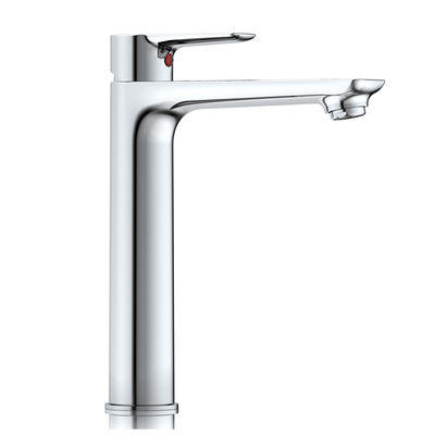3187-31 rubinetto in ottone monocomando per lavabo da piano acqua calda/fredda, miscelatore per lavabo