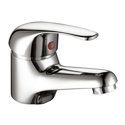4121-30 miscelatore lavabo monocomando da piano con rubinetto in ottone acqua calda/fredda