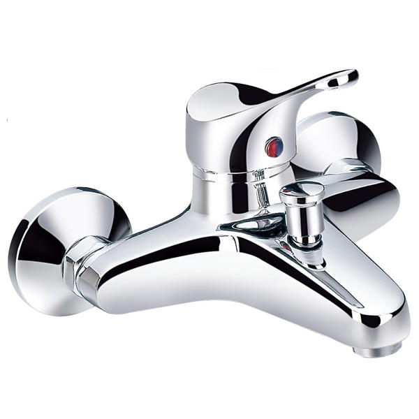 4134-10 rubinetto in ottone miscelatore monocomando vasca da bagno a parete acqua calda/fredda
