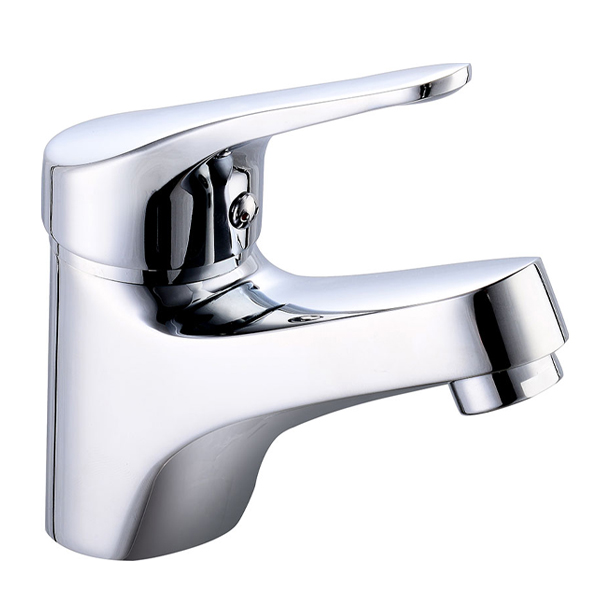 4135-30 Certificato DVGW, miscelatore lavabo monocomando da piano acqua calda/fredda con rubinetto in ottone