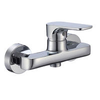 3179-20 miscelatore monocomando doccia a parete con rubinetto in ottone acqua calda/fredda