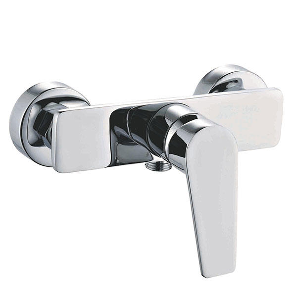 3296-20 Miscelatore monocomando doccia a parete con rubinetto in ottone acqua calda/fredda
