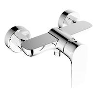 3165-20 miscelatore doccia monocomando a parete con rubinetto in ottone acqua calda/fredda