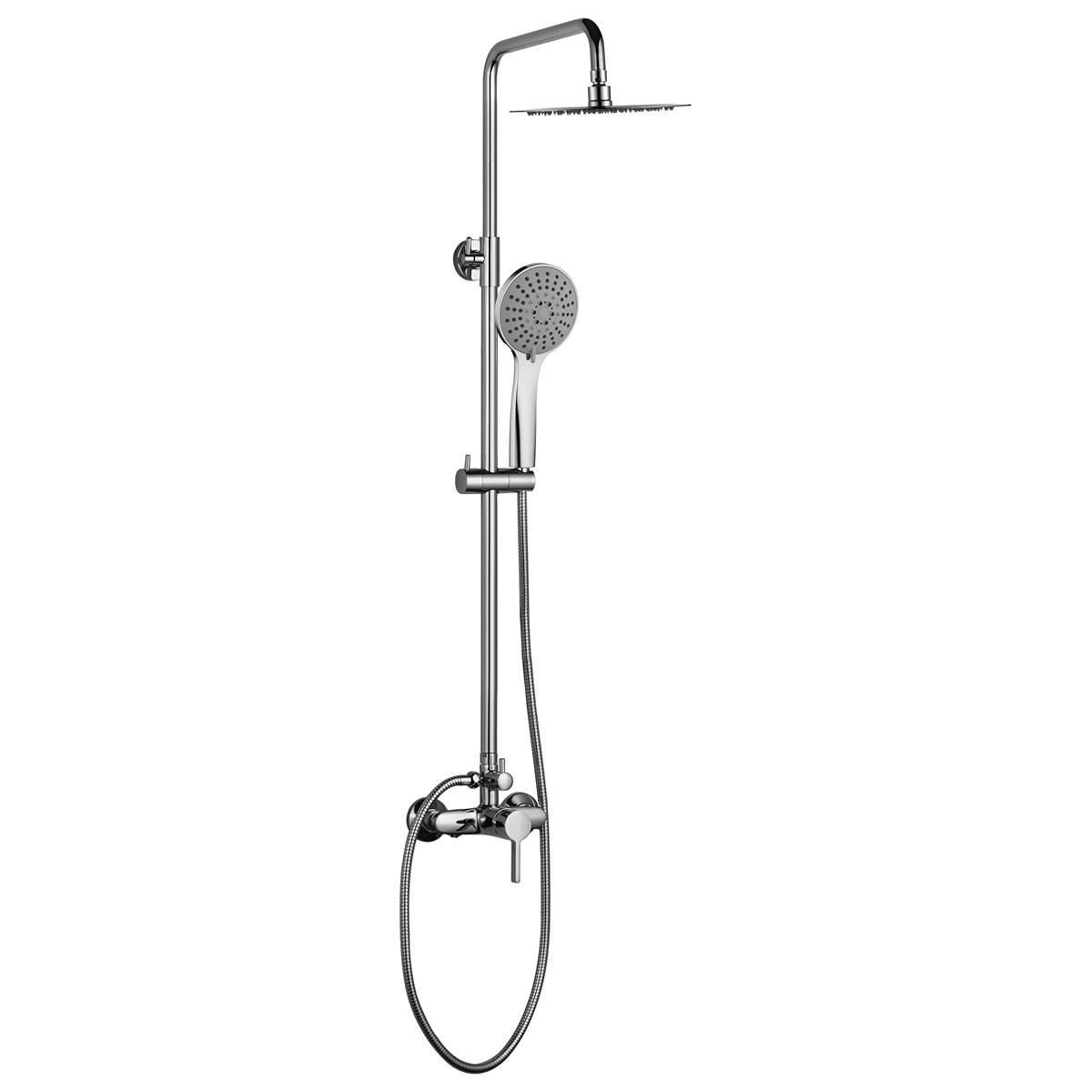 YS34104C Colonna doccia, colonna doccia a pioggia con rubinetto, regolabile in altezza;