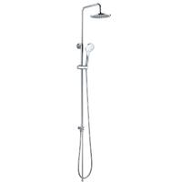 YS34142 Colonna doccia, colonna doccia a pioggia con deviatore a pulsante, regolabile in altezza;