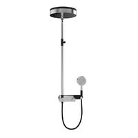 YS34206 Colonna doccia Luxury, colonna doccia a pioggia con rubinetto termostatico, regolabile in altezza;