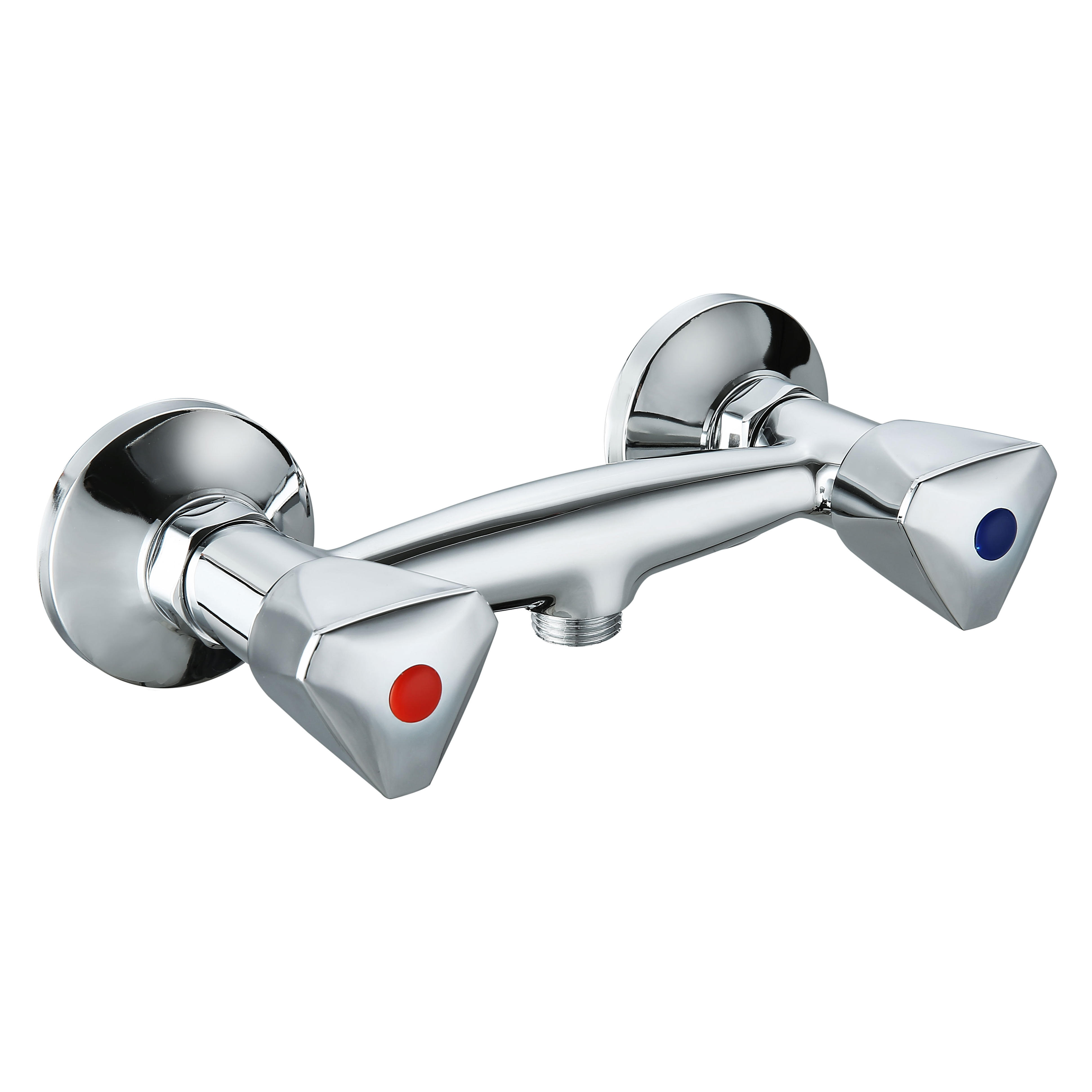 1102-20 rubinetto in ottone doppia maniglia miscelatore doccia a parete acqua calda/fredda