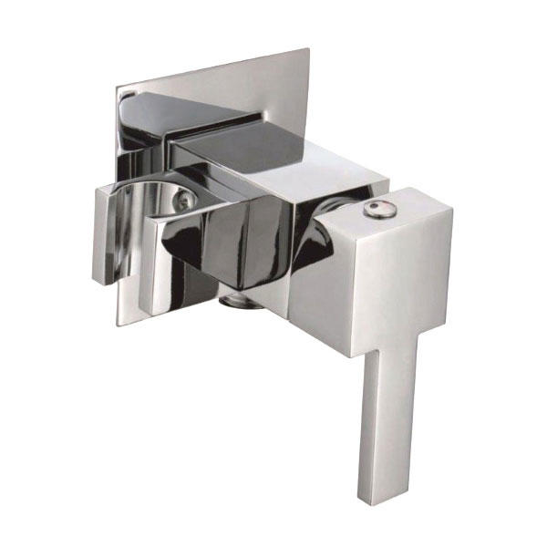 3266-27 rubinetto in ottone miscelatore monocomando doccia acqua calda/fredda con supporto;