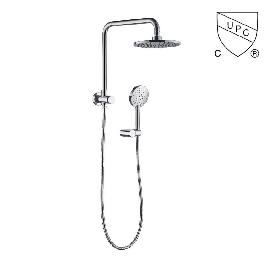DA310026CP UPC, kit doccia certificati CUPC, set doccia a pioggia, set doccia scorrevole;