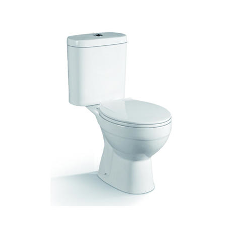 YS22206S WC in ceramica 2 pezzi, WC monoblocco a cacciata con sifone a S;