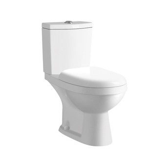 YS22211P WC in ceramica a 2 pezzi, WC a cacciata con sifone a P monoblocco;
