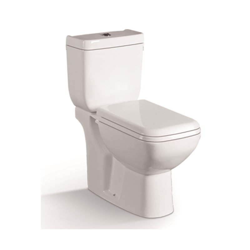 YS22212P WC in ceramica a 2 pezzi, WC a cacciata con sifone a P monoblocco;