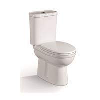 YS22215S WC in ceramica a 2 pezzi dal design retrò, WC a cacciata con sifone a P monoblocco;