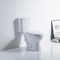YS22236 WC in ceramica a 2 pezzi, WC sifonico con trappola a S ad accoppiamento stretto;