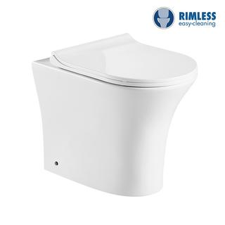 YS22294F WC singolo in ceramica, WC a cacciata con sifone a P, senza brida;