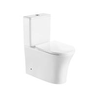 YS22294P2 WC in ceramica senza bordo a 2 pezzi, WC a cacciata con sifone a P;