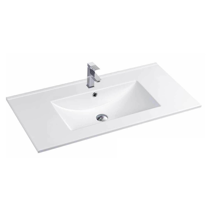 YS27286W-90 lavabo in ceramica smaltata bianca opaca, lavabo, lavabo;