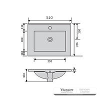 YS27299-50 Lavabo in ceramica, lavabo, lavabo;