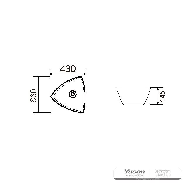 YS28321 Lavabo soprapiano in ceramica, lavabo artistico, lavabo in ceramica;