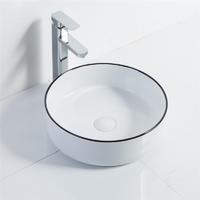 YS28447-LB Lavabo soprapiano in ceramica, lavabo artistico, lavabo in ceramica;