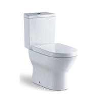 YS22260P WC in ceramica a 2 pezzi, WC a cacciata con sifone a P;