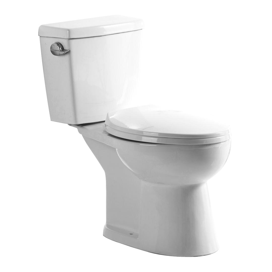YS22238 WC in ceramica 2 pezzi, WC con sifone a S allungato, WC certificato TISI/SNI;
