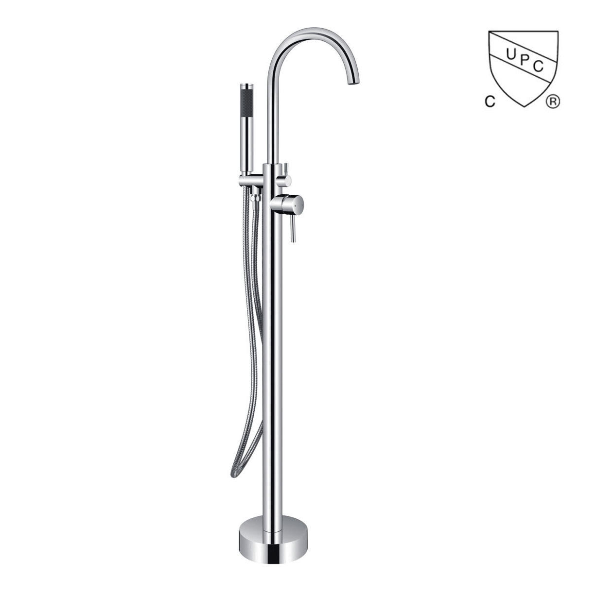 Y0118 UPC, rubinetto per vasca freestanding certificato CUPC, rubinetto per vasca da pavimento;