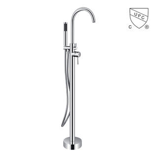 Y0118 UPC, rubinetto per vasca freestanding certificato CUPC, rubinetto per vasca con montaggio a pavimento;