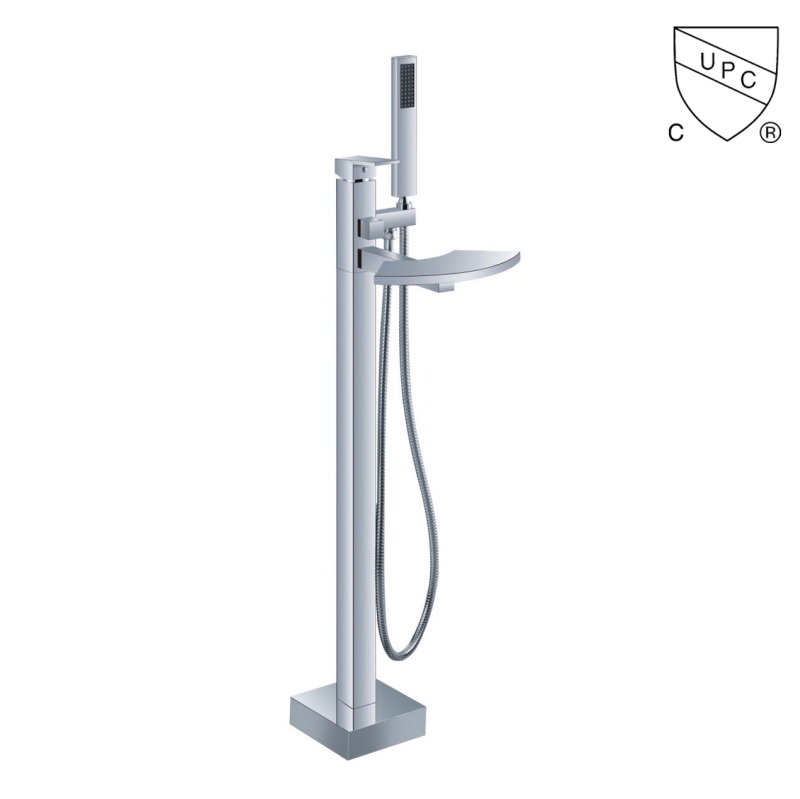 Y0120 UPC, rubinetto per vasca freestanding certificato CUPC, rubinetto per vasca con montaggio a pavimento;