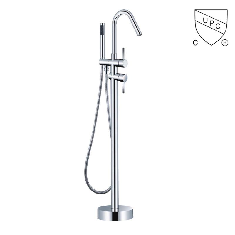 Y0121 UPC, rubinetto per vasca freestanding certificato CUPC, rubinetto per vasca da pavimento;
