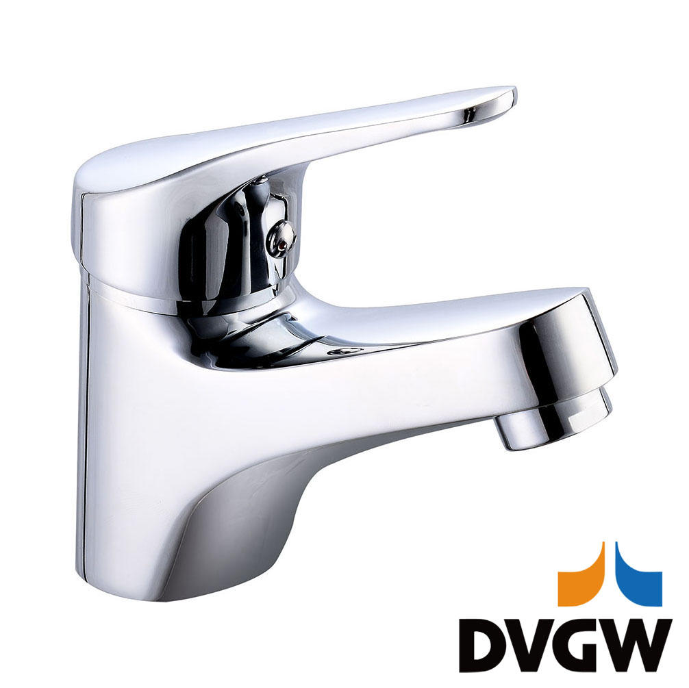 4135-30 Miscelatore lavabo monocomando acqua calda/fredda, rubinetto in ottone, certificato DVGW