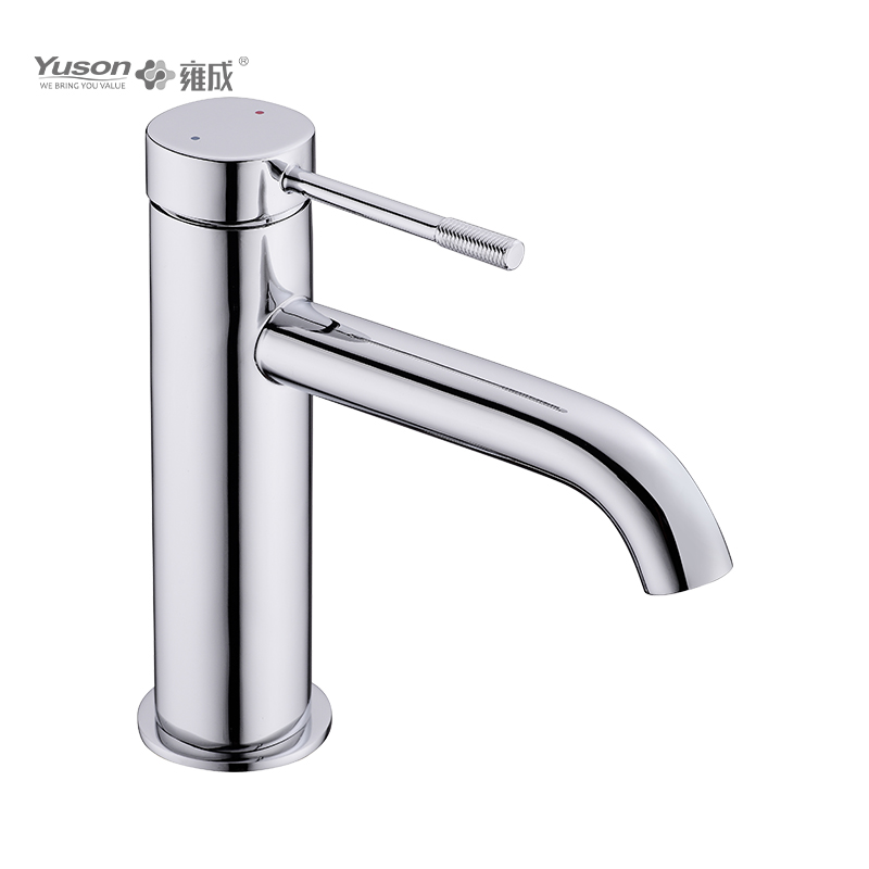 2122-30 Rubinetto in ottone Miscelatore monocomando per lavabo acqua calda e fredda da piano