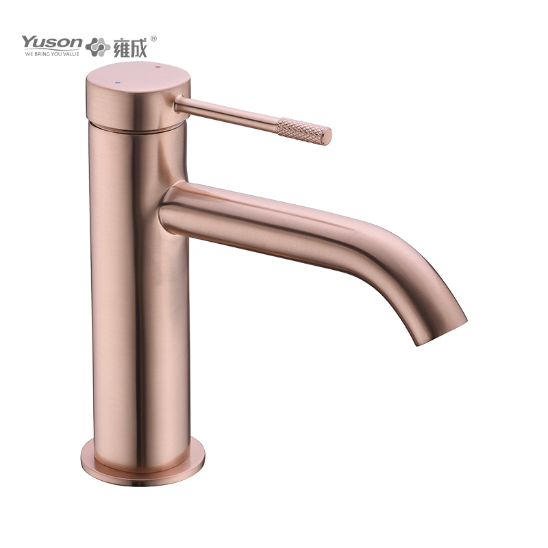 2122-30 Rubinetto in ottone Miscelatore monocomando per lavabo acqua calda e fredda da piano