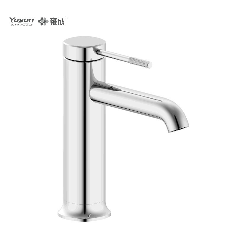 3389-30 Miscelatore monocomando per lavabo con acqua calda e fredda da piano con rubinetto in ottone