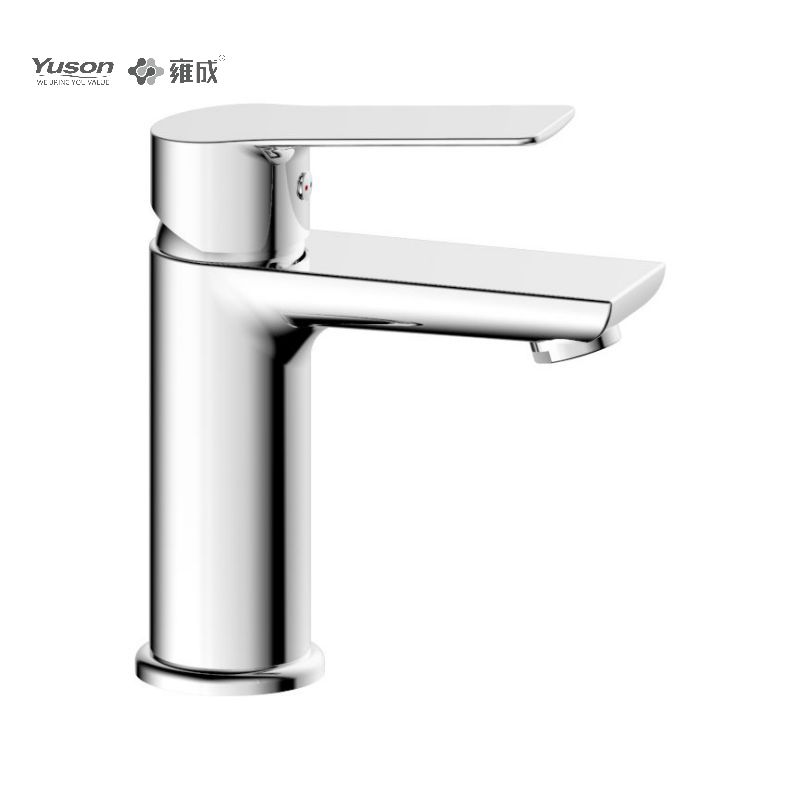 3396-30 Miscelatore monocomando per lavabo con acqua calda e fredda da piano con rubinetto in ottone senza scarico in ottone