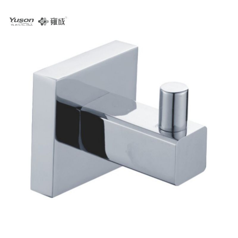 10688 Accessori da bagno Sleek, Porta accappatoio, Gancio porta accappatoio in zinco/ottone/SUS, montato a parete (Serie 10600)