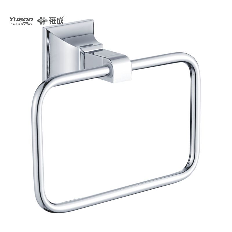 11110 Accessori da bagno eleganti, Porta asciugamano, Porta asciugamani, Porta asciugamani in zinco/ottone/SUS, a parete (Serie 11100)