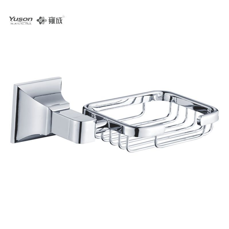 11185B Accessori da bagno eleganti, Cestini per sapone, Portasapone in zinco/ottone/SUS, montato a parete (Serie 11100)