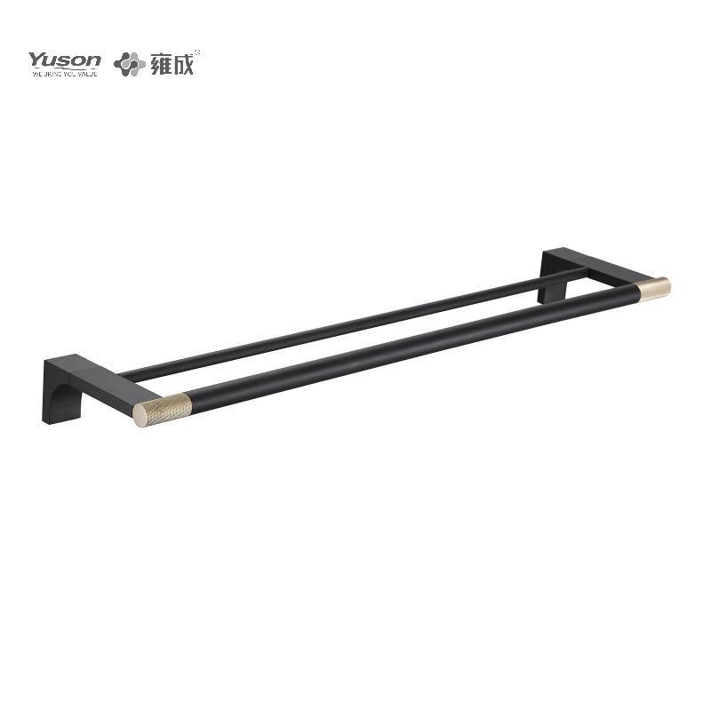 12424D Accessori da bagno eleganti, Portasciugamani a 2 poli, 24