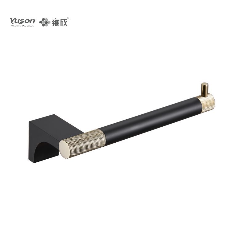 12486 Accessori da bagno eleganti, Porta carta igienica, Porta rotolo di carta igienica in zinco/ottone/SUS, a parete (Serie 12400)
