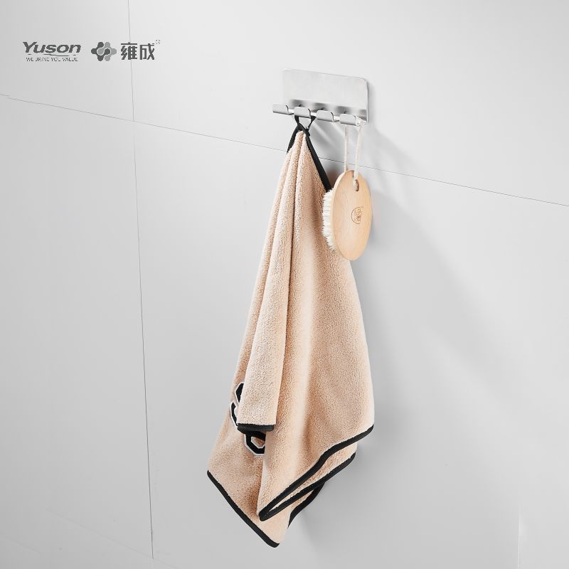 12588T Accessori da bagno Sleek, Porta accappatoio, Gancio porta accappatoio in zinco/ottone/SUS, montato a parete (Serie 12500)