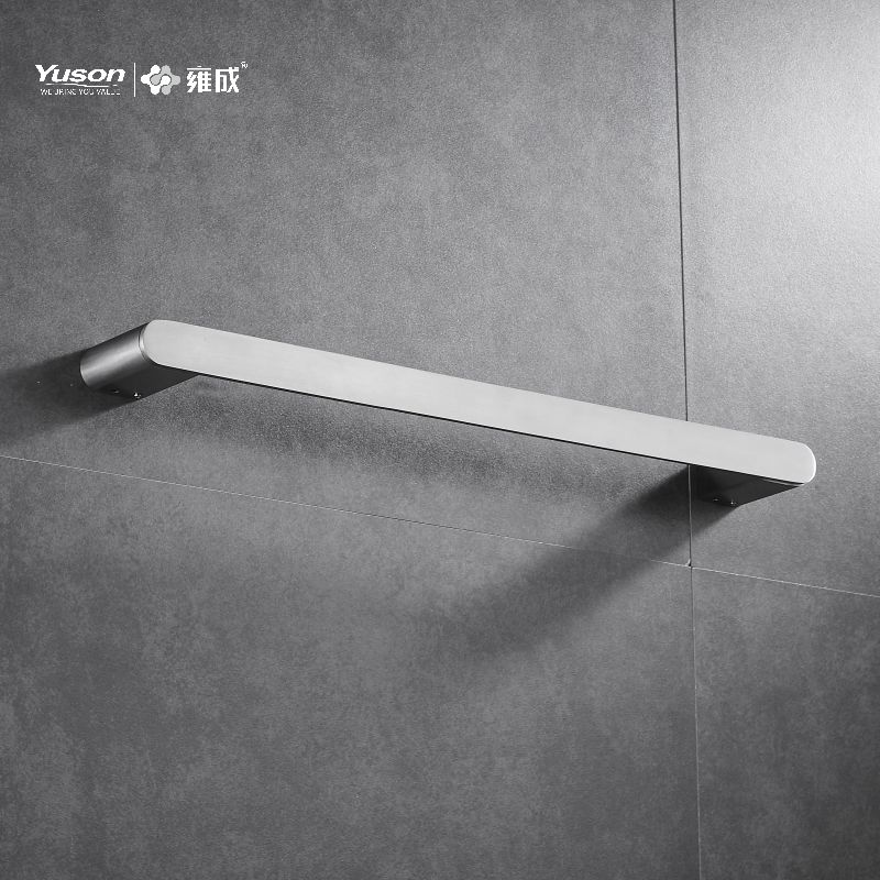 12624 Accessori da bagno Sleek, Portasciugamani, 24”, Portasciugamani, Portasciugamani in zinco/ottone/SUS, montato a parete (Serie 12600)