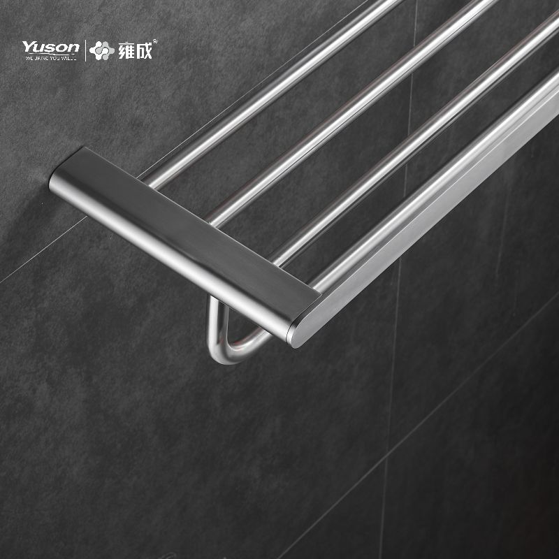 12662 Accessori da bagno Sleek, Mensole porta asciugamani, Porta asciugamani, Porta asciugamani in zinco/ottone/SUS, a parete (Serie 12600)