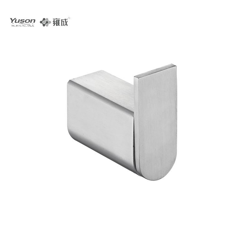 12688 Accessori da bagno Sleek, Porta accappatoio, Gancio porta accappatoio in zinco/ottone/SUS, montato a parete (Serie 12600)