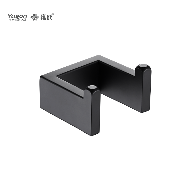 12788 Accessori da bagno Sleek, Porta accappatoio, Gancio porta accappatoio in zinco/ottone/SUS, montato a parete (Serie 12700)