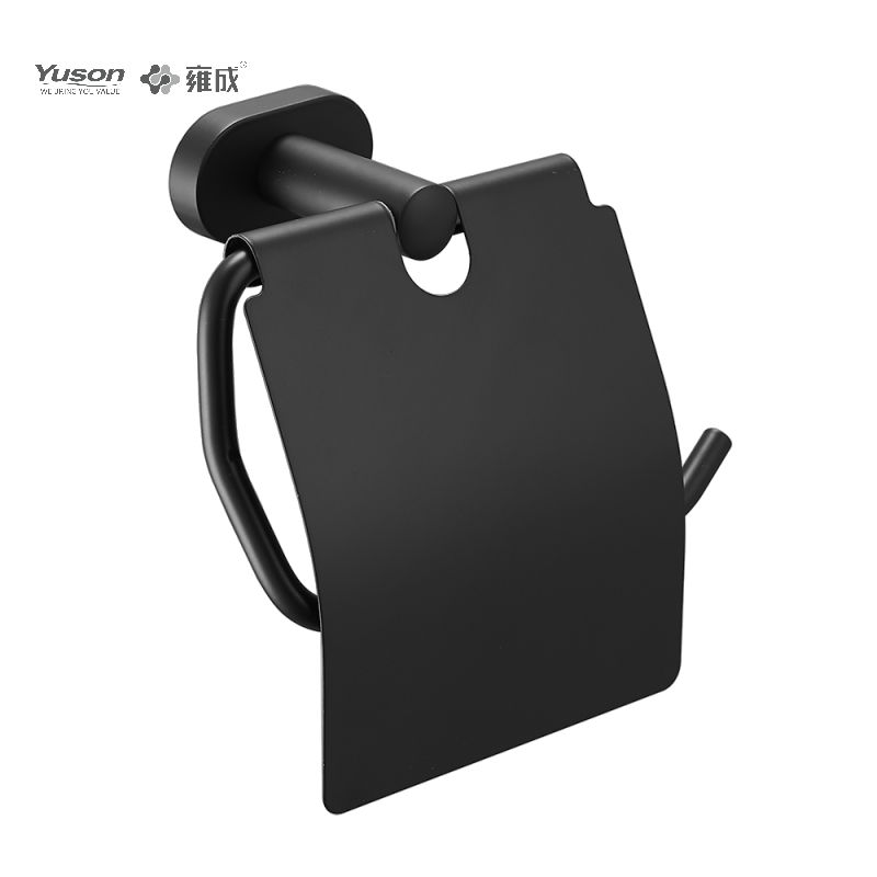 13386 Accessori da bagno eleganti, Porta carta igienica, Porta rotolo di carta igienica in zinco/ottone/SUS, a parete (Serie 13300)