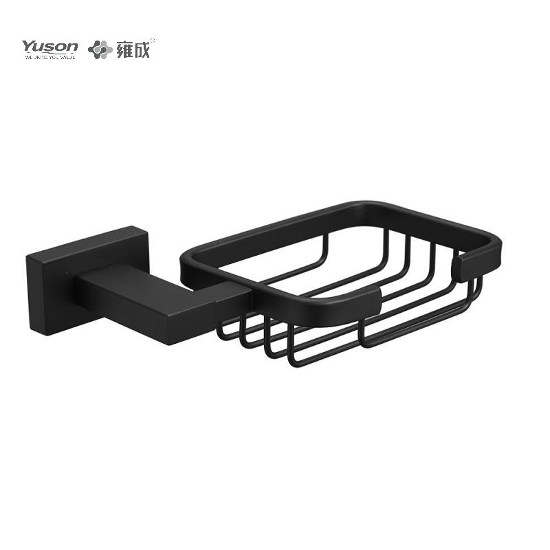 13485B Accessori da bagno eleganti, Cestini per sapone, Portasapone in zinco/ottone/SUS, montato a parete (Serie 13400)