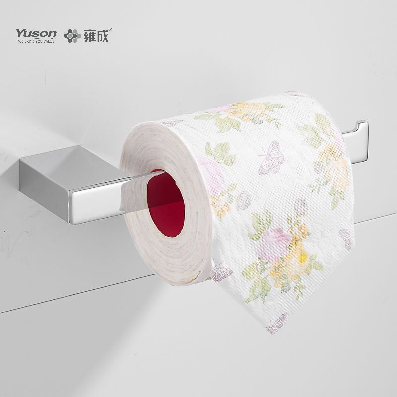 15086 Accessori da bagno eleganti, Porta carta igienica, Porta rotolo di carta igienica in zinco/ottone/SUS, a parete (Serie 15000)